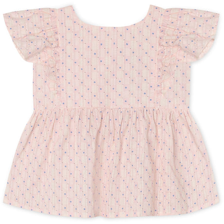 Fliink Chalk Pink Check Aop Zorro Sl Topp