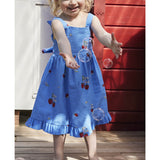Fliink Marina Blue Aop Elma Stropp Kjole