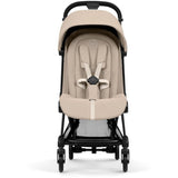 Cybex Cozy Beige/Beige Coÿa Comfort Matt Black Inklusiv Foldbar Liggedel