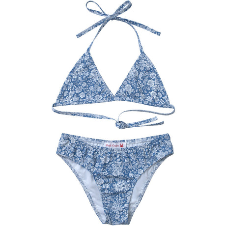 Petit Crabe Evening Sky (Made With Liberty© Fabric) Elle Triangle Bikini