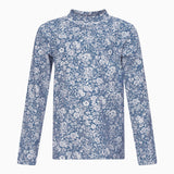 Petit Crabe Evening Sky (Made With Liberty© Fabric) Sydney Uv Swimshirt L/S