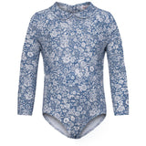 Petit Crabe Evening Sky (Made With Liberty© Fabric) Peeter Pan Badedrakt L/S
