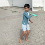 Petit Crabe Stone Basic Glidelås Uv-Swim Skjorte L/S