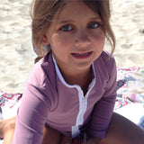 Petit Crabe Heather Basic Glidelås Uv-Swim Skjorte L/S