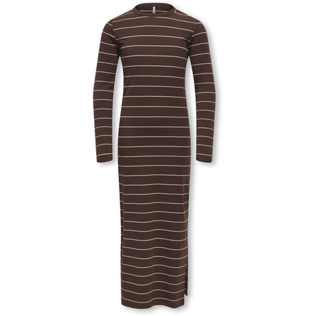 kids ONLY Chicory Coffee Pumice Stone Koglupe Kenya Ls Stripe Kjole Jrs