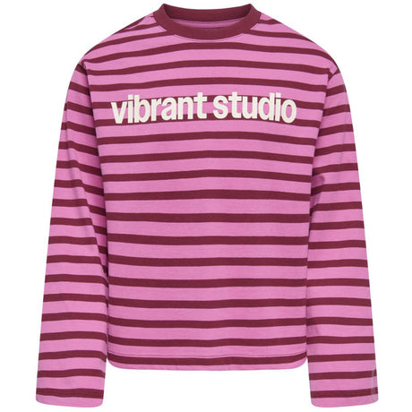kids ONLY Fiji Flower Rumba Red (Ida) Print Vibrant Koglida L/S Stripe Topp Jrs