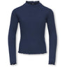 kids ONLY Navy Blazer Kogfransiska Schl Ls Hi-Nck Topp Jrs Noos