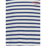 kids ONLY Cloud Dancer Navy Peony (Ida) Print Park Koglida L/S Stripe Topp Jrs