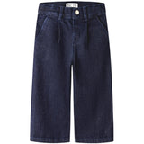 Name It Dark Blue Denim Nmfrose Wide Glitter Jeans 1208-Lu
