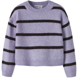 Name It Heirloom Lilac Chocolate Plum Nmfolenska Ls Strikk