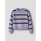 Name It Heirloom Lilac Chocolate Plum Nmfolenska Ls Strikk