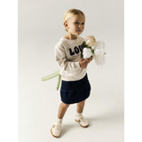 Name It Dark Blue Denim Nmfliv Dnm Glitter Skjørt 1208-Lu