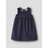 Name It Dark Blue Denim Nmfella Dnm Glitter Kjole 1208-Lu