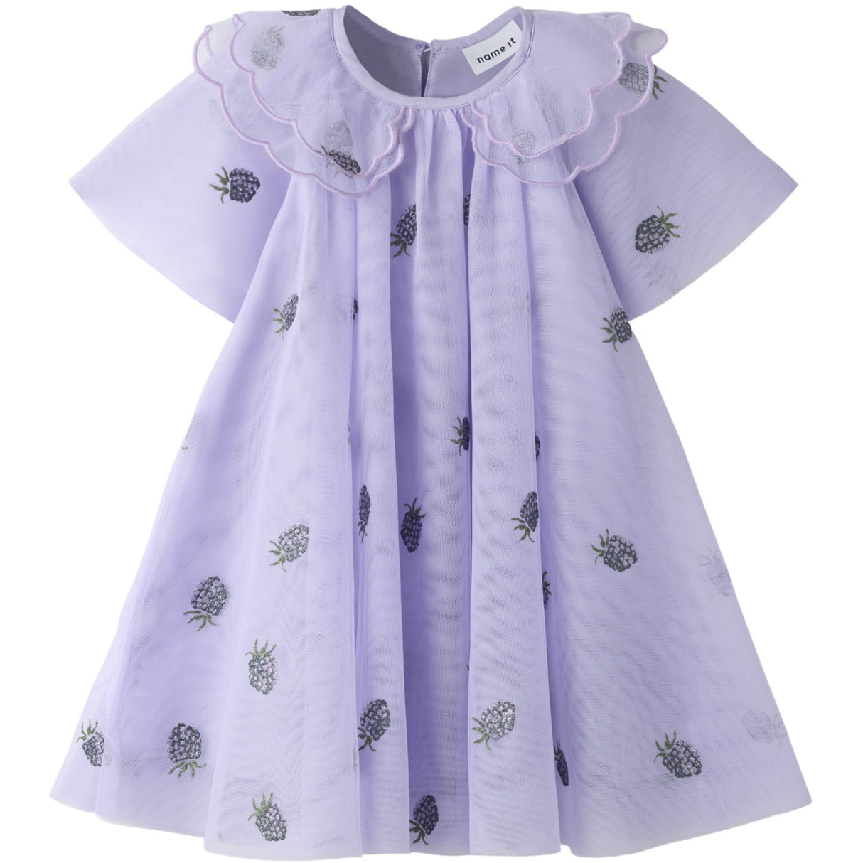 Name It Heirloom Lilac Nmfolin Ss Tyll Kjole