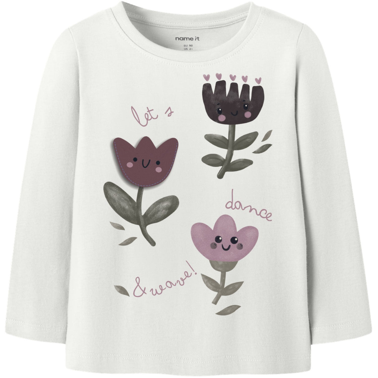 Name It Cloud Dancer Nmfonelia Ls Topp Eske