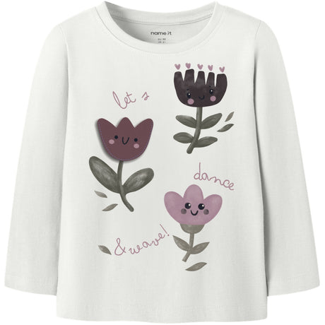 Name It Cloud Dancer Nmfonelia Ls Topp Eske