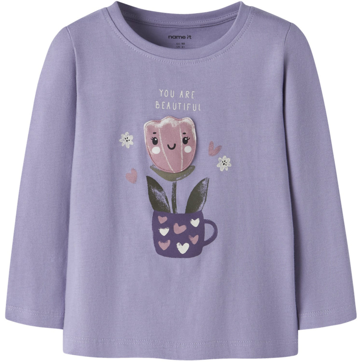 Name It Heirloom Lilac Nmfonelia Ls Topp Eske