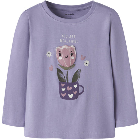 Name It Heirloom Lilac Nmfonelia Ls Topp Eske