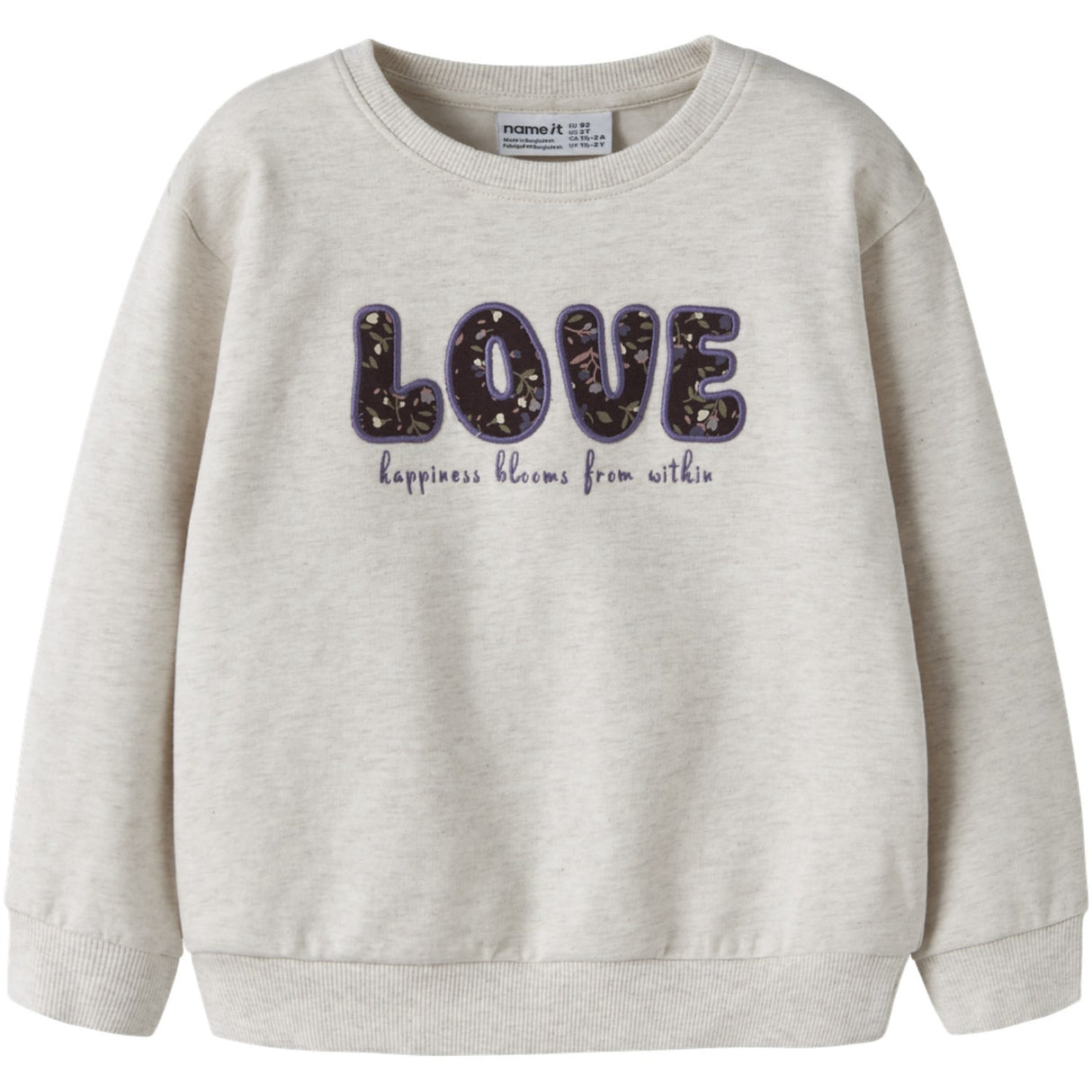 Name It Peyote Melange Nmfoclove Ls Nreg Sweat Bru