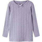 Name It Heirloom Lilac Nmfolene Ls Slim Topp