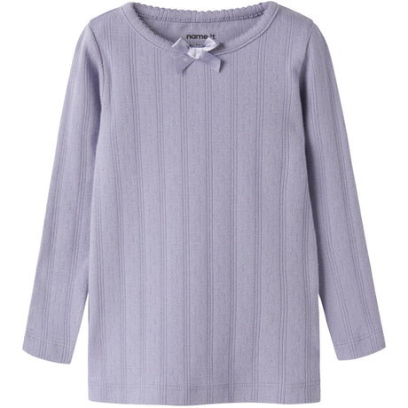 Name It Heirloom Lilac Nmfolene Ls Slim Topp