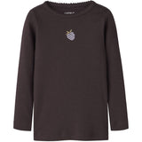 Name It Chocolate Plum Nmfonaya Ls Xsl Topp Eske