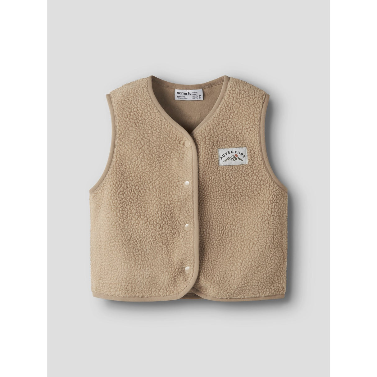 Name It Sesame Nmmowe Sl Nreg Teddybjørn Vest