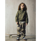 Name It Olive Night Nmmoscar Ls Nreg Half Zip Sweat Bru