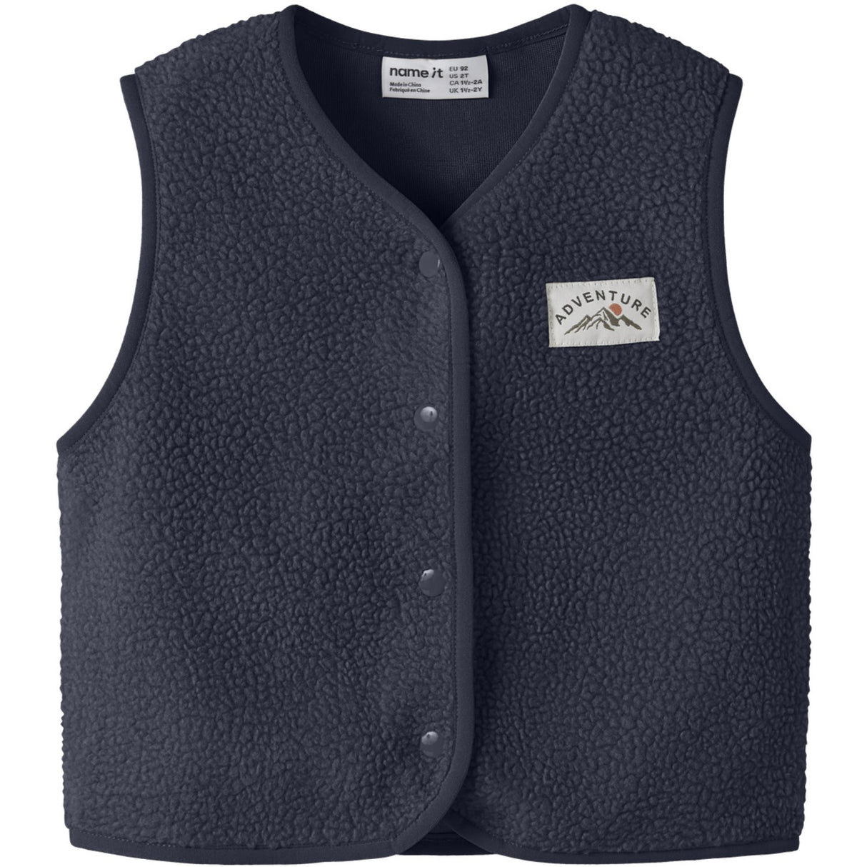 Name It Navy Blazer Nmmowe Sl Nreg Teddybjørn Vest
