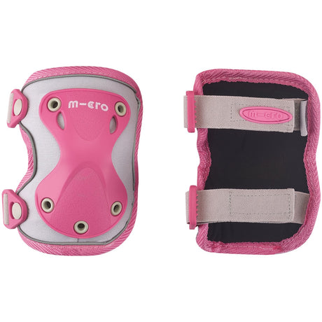 Micro Kne- og albuebeskyttere - reflekterende rosa M