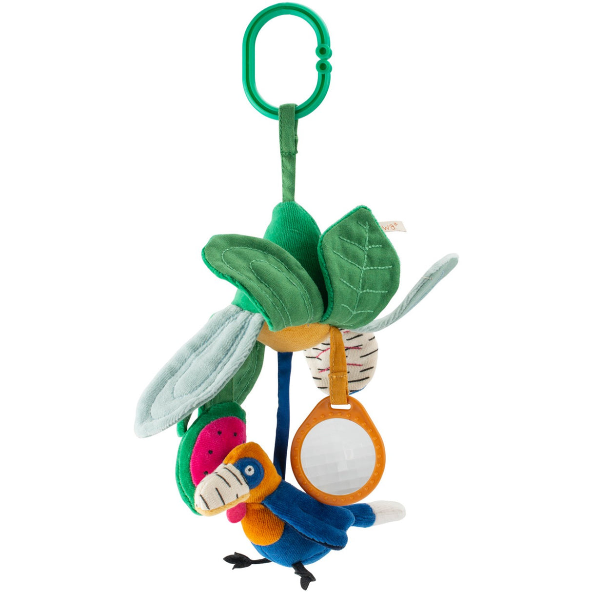 Moulin Roty Aktivitetsblomst med heng - La Forêt Mawa