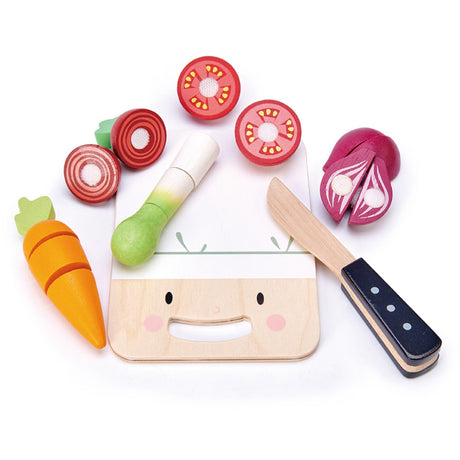 Tender Leaf Mykt bladskjærebrett med grønnsaker