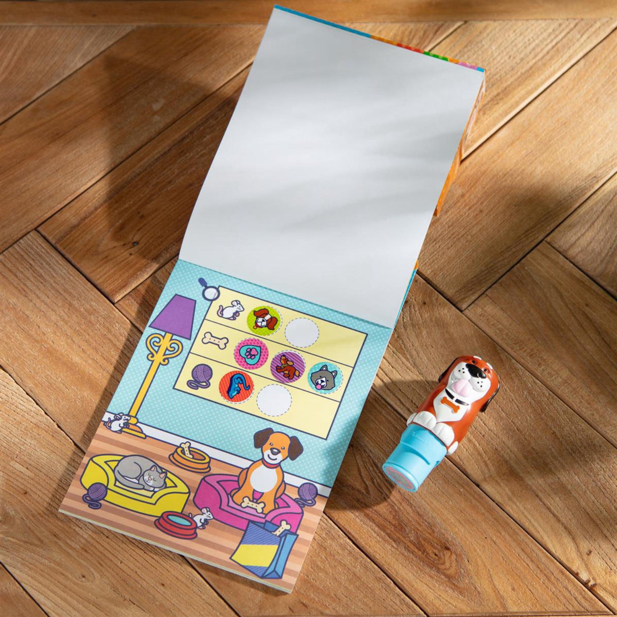 Melissa & Doug Brun Sticker Wow! Activity Pad Set Hund