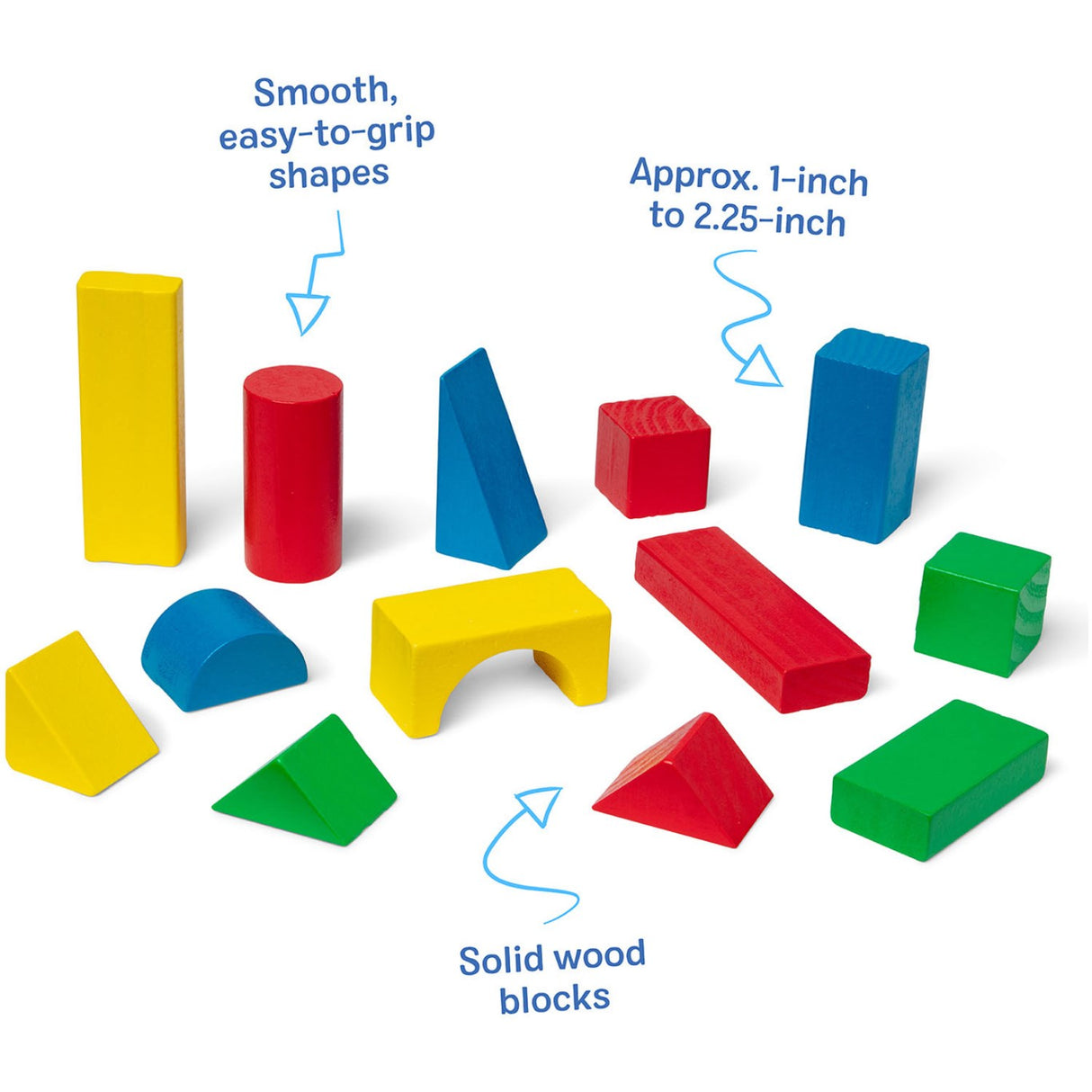 Melissa & Doug Multifarvet Træklodser 100Pcs