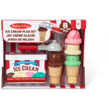 Melissa & Doug Multifarvet Leketøy Scoop & Stack Ice Cream Cone Playset
