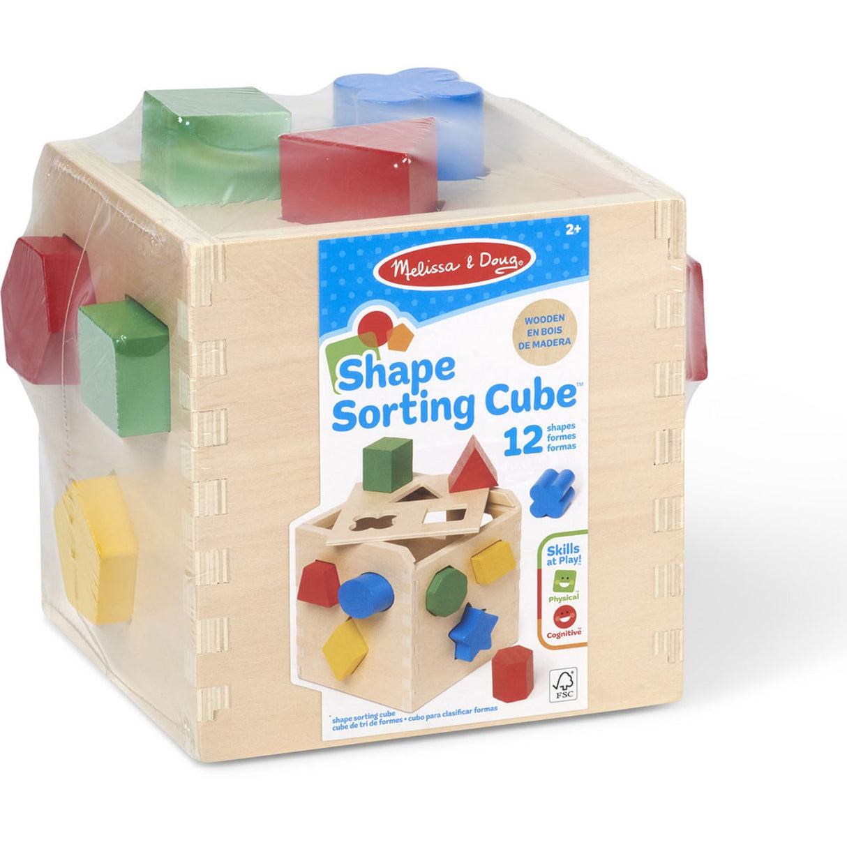 Melissa & Doug Multifarvet Sorteringskasse Kube Tre
