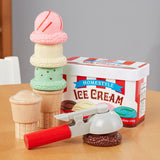 Melissa & Doug Multifarvet Leketøy Scoop & Stack Ice Cream Cone Playset