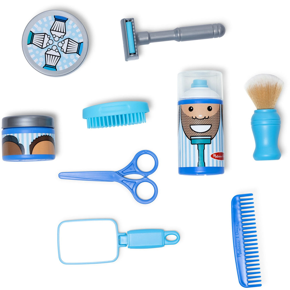 Melissa & Doug Multifarvet Barberingsæt Barber Shop Play Set