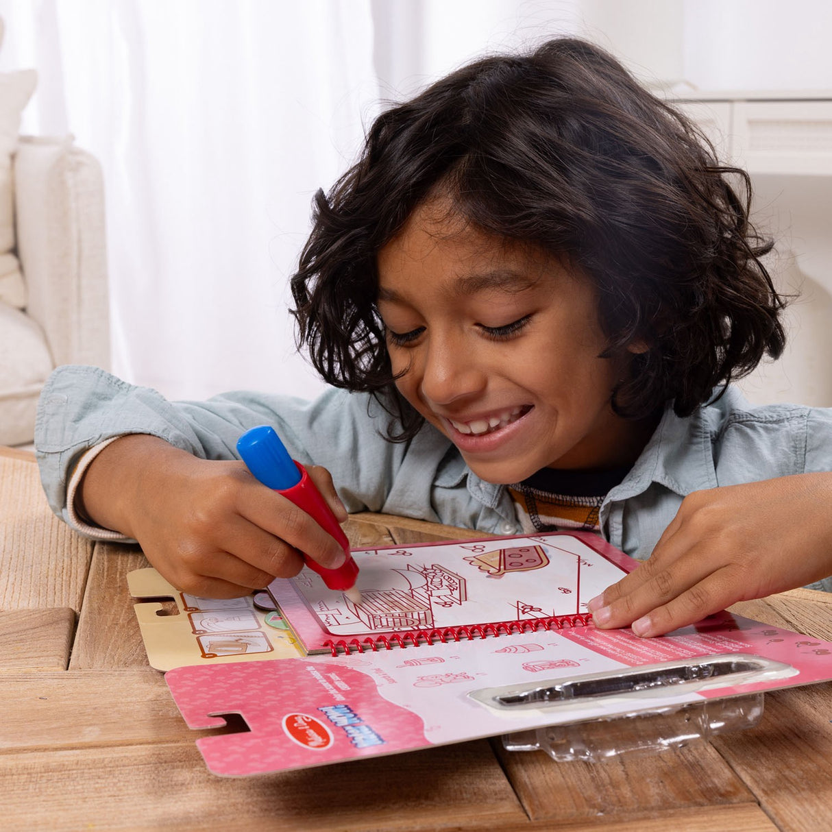 Melissa & Doug Rød Farge Bok "Water Wow!" Frugtdufte