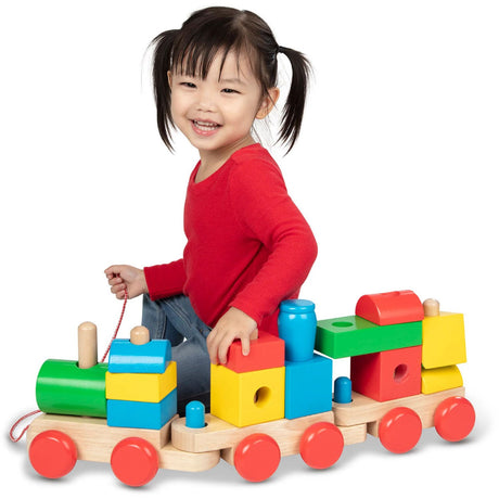 Melissa & Doug Multifarvet Leketøy - Tog Til Stabling