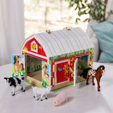 Melissa & Doug Multifarvet Aktivitetsleker Lade I Tre Med Hængsler