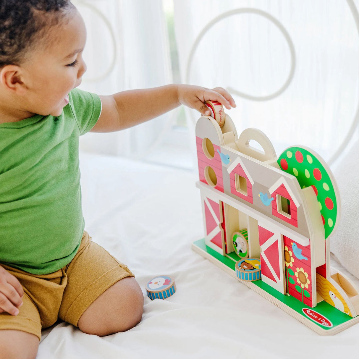 Melissa & Doug Multifarvet Leketøy - Go Tots - Bondegårds Tumlesæt