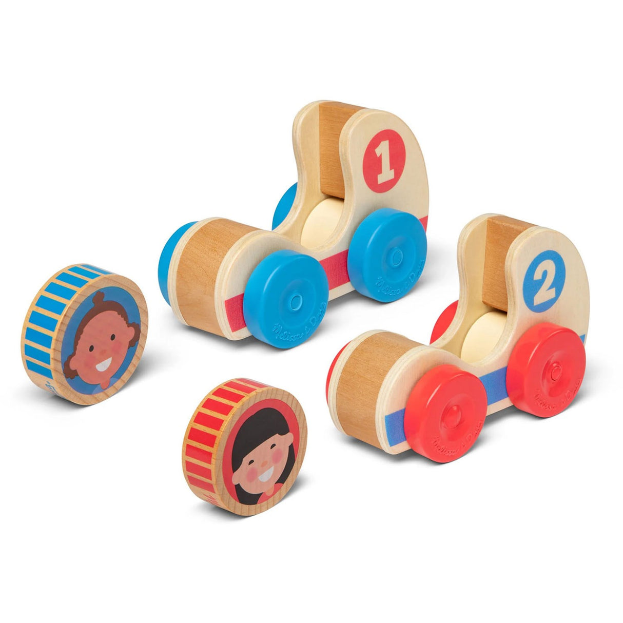 Melissa & Doug Multifarvet Biler - Go Tots - Racerbiler