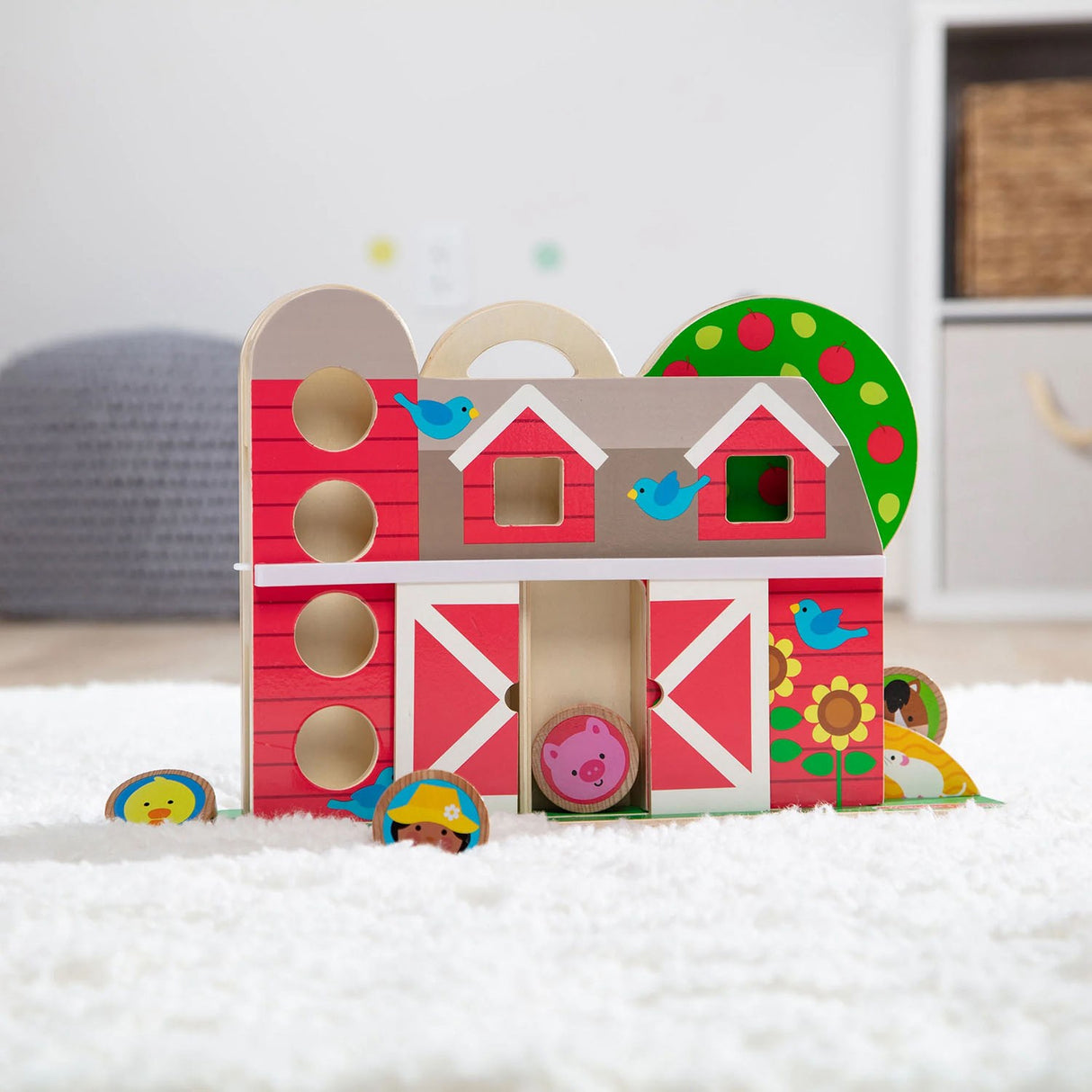 Melissa & Doug Multifarvet Leketøy - Go Tots - Bondegårds Tumlesæt