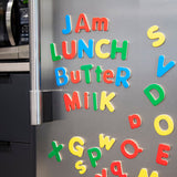 Melissa & Doug Multifarvet Wooden Magnets Alphabet