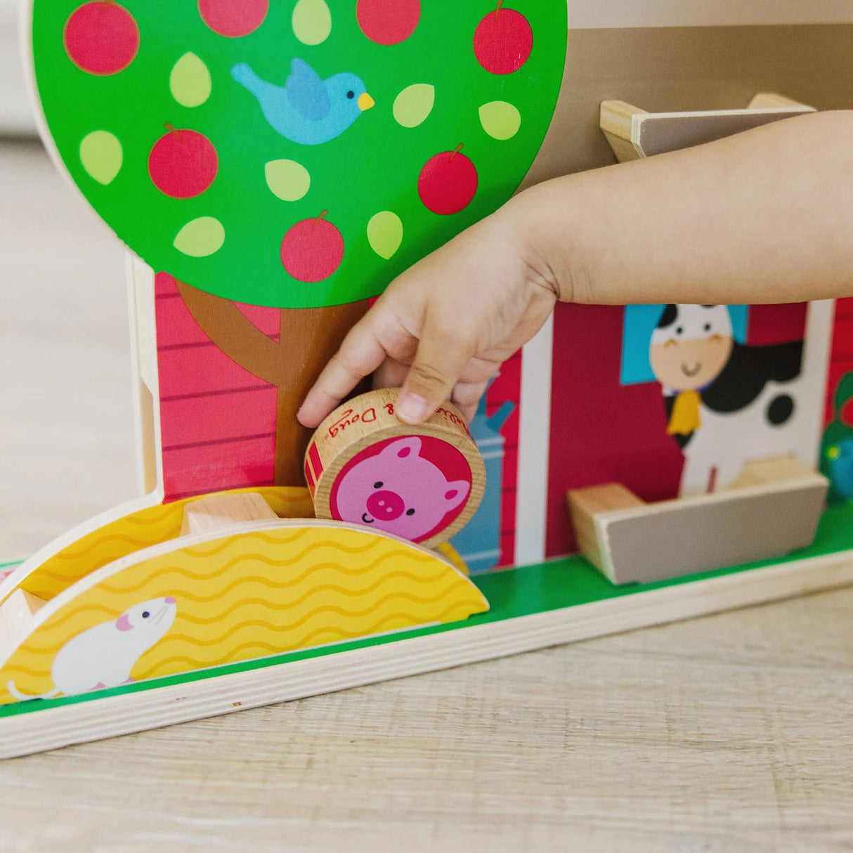 Melissa & Doug Multifarvet Leketøy - Go Tots - Bondegårds Tumlesæt