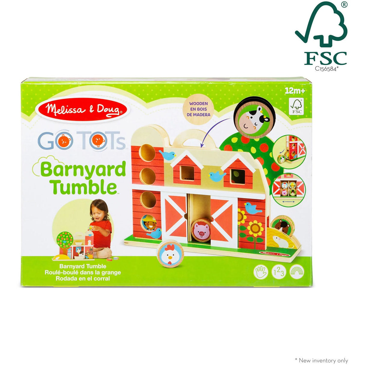 Melissa & Doug Multifarvet Leketøy - Go Tots - Bondegårds Tumlesæt