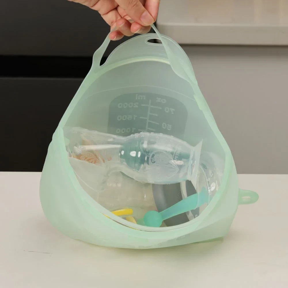 Haakaa flerbruk damp- og steriliseringspose - Kalk - 1 stk - 2000 ml