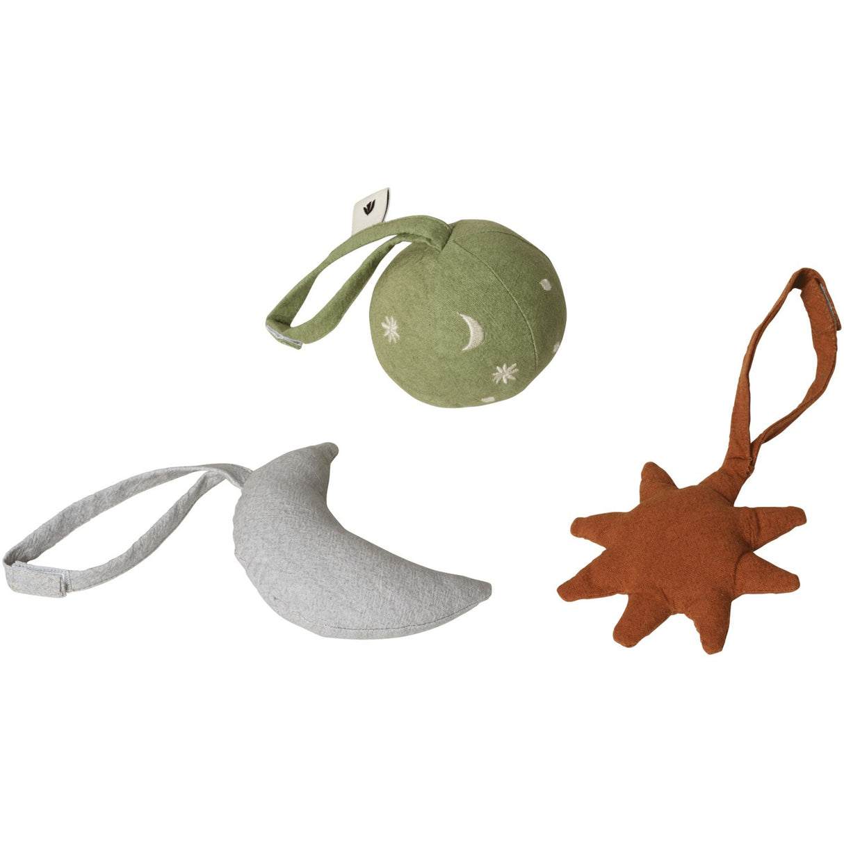 Ferm Living Tea Green Skye Baby Toys 3 Pakke