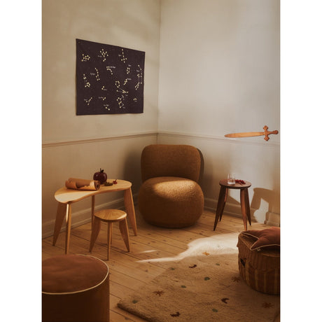 Ferm Living Dark Blue Constellation Tekstil Map